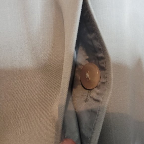 Travis Ayers Polyester Suit 3 Piece Jacket Pants Silk Sleeveless Blouse Size 10 - Picture 4 of 16